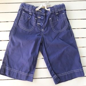 Mini Boden purple 3y board shorts cropped